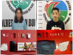 Polres Tanbu tangkap dua pengedar sabu