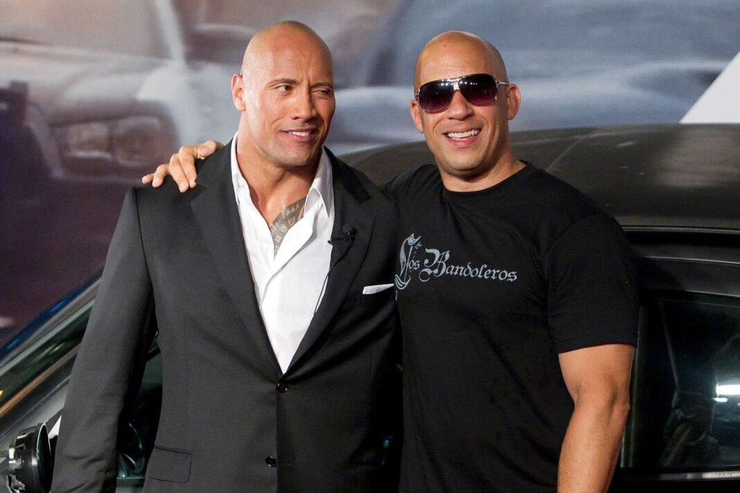 Vin Diesel dan Dwayne Johnson