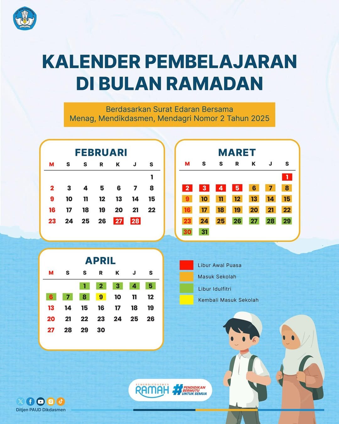 jadwal libur Ramadhan