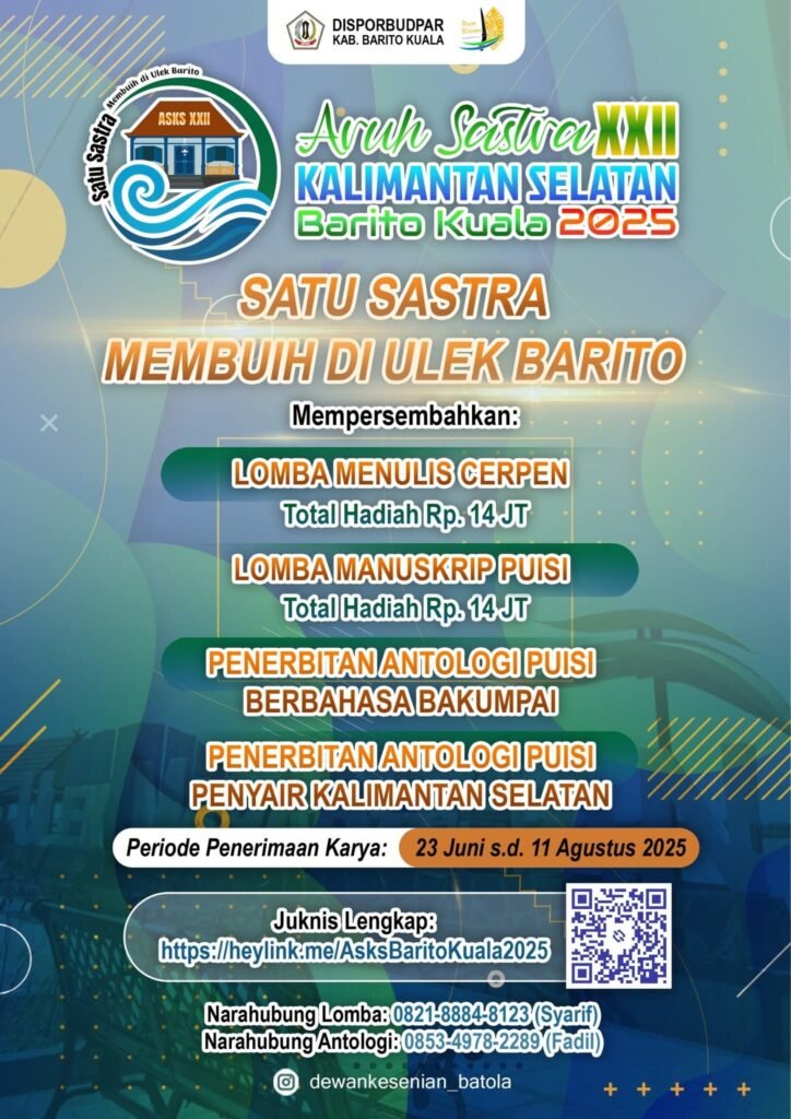 Flayer ASKS Kalsel 2025 di Barito Kuala. Foto-Panitia ASKS