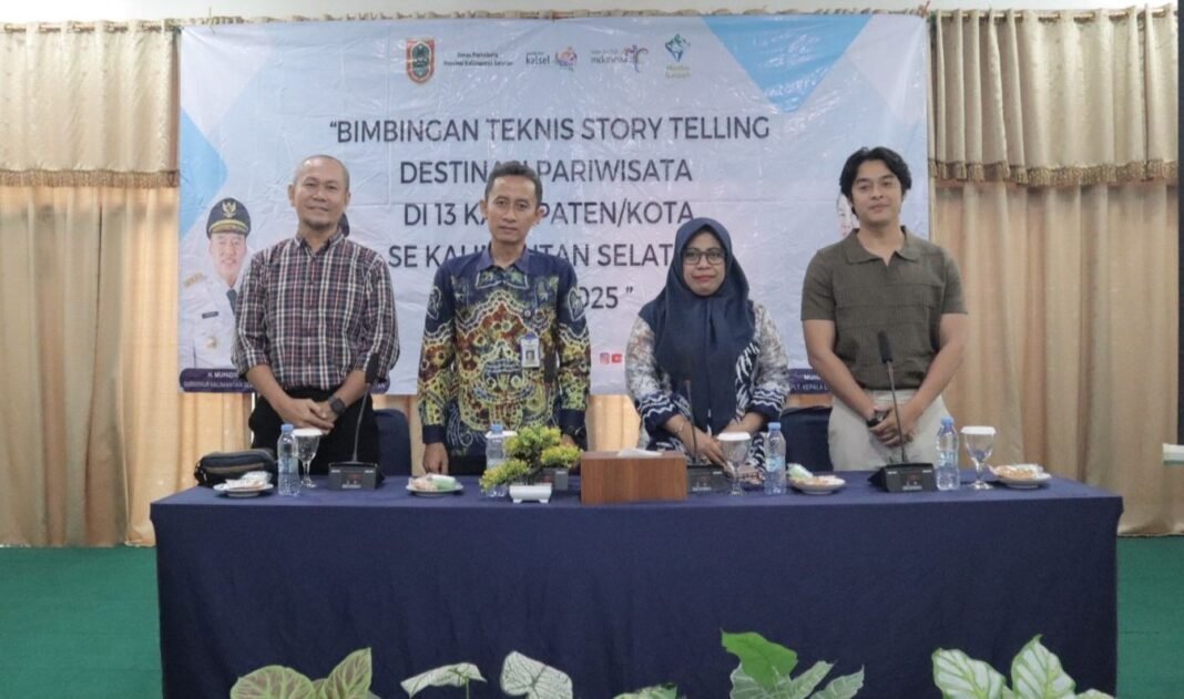 Dinas Pariwisata Kalsel Asah Kemampuan Storytelling Pokdarwis Balangan
