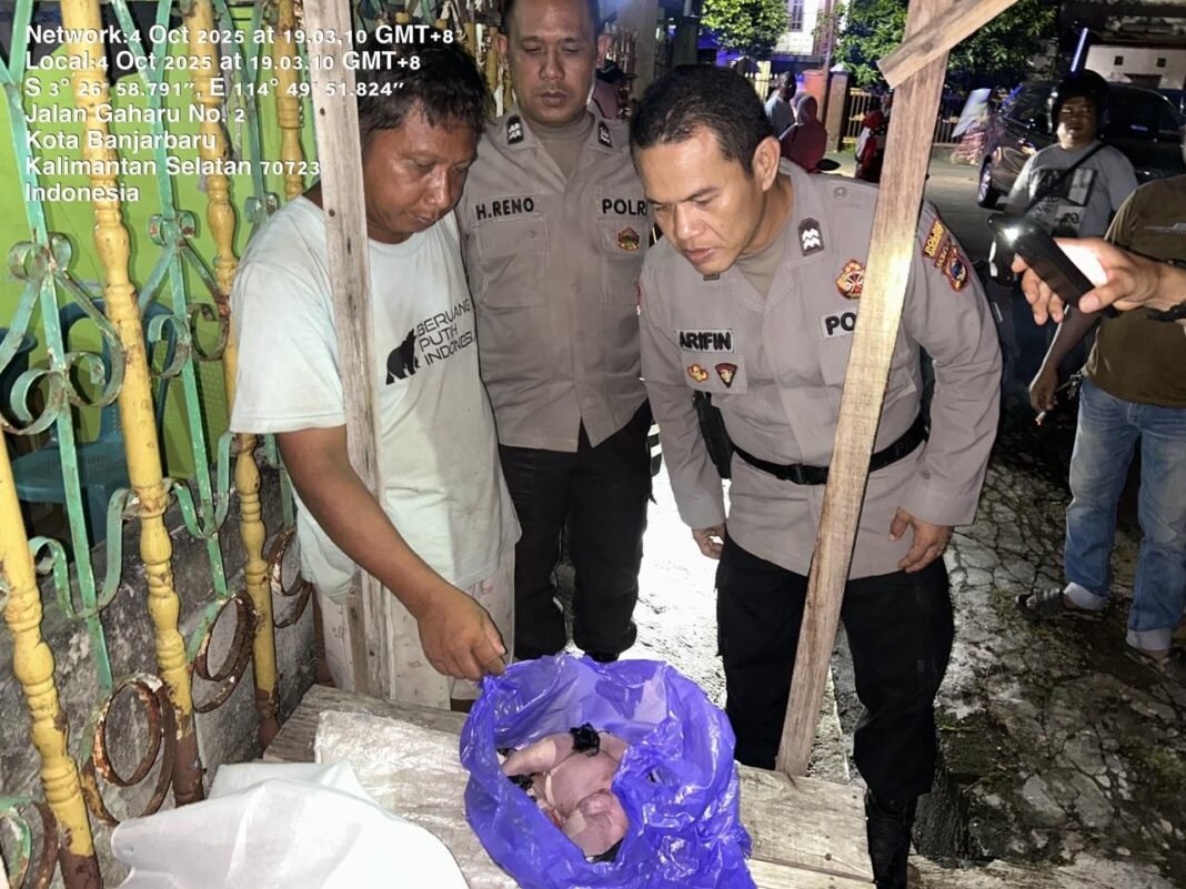 Kronologis Penemuan Bayi