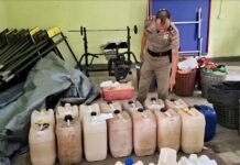 Momen Ramadan, Satpol PP Banjarbaru Sita Ratusan Liter Tuak di Pasar Yon Satpol PP Banjarbaru