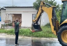 Terindikasi Menyimpang, Puluhan Warung Remang Remang di Liang Anggang Dibongkar Warung Remang Remang Liang Anggang