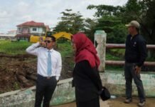 Tinjau Normalisasi Sungai Jafri Zam Zam, M. Yamin: Solusi Jangka Panjang Atasi Banjir