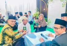 Jelang Ramadhan, Puluhan Pasangan Ikut Nikah Massal di Sampanahan Kotabaru Nikah Massal Sampanahan Kotabaru
