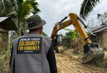 Aksi Kemanusiaan Jhonlin Group Buka Kembali Jalan Desa Pasca Bencana Jhonlin Group