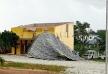 Atap Ruang Praktik SMKN 2 Satui Roboh, DPRD Kalsel Apresiasi Langkah Cepat Disdik SMKN 2 Satui