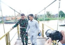Jembatan Rapuh di Pinggiran Banjarmasin Disorot, Pemkot Gandeng TNI Percepat Perbaikan Jembatan Banjarmasin