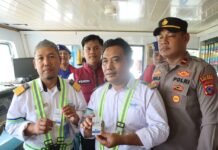 Pastikan Keamanan Mudik, Polres Tanah Bumbu Tes Urine Nahkoda Kapal