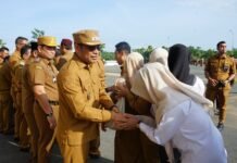 Apel dan Halal Bihalal Pemkab Kotabaru, Wabup Ingatkan ASN Jangan Anti Kritik Halal Bihalal Pemkab Kotabaru