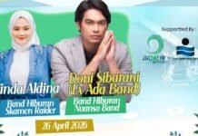 Donnie Sibarani Eks Ada Band Jadi Penampil Utama Puncak HUT ke-23 Tanah Bumbu Donnie Sibarani