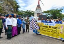 Tanah Bumbu Hidupkan Kembali Budaya Mallibu Kampong pawai Budaya Malibbu Kampong