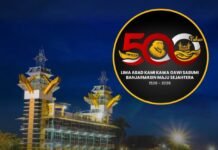 Logo Hari Jadi ke-500 Banjarmasin Resmi Diluncurkan, Angkat Identitas Kota Sungai Logo Hari Jadi Banjarmasin