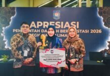 Banjarbaru Terbaik di Kalimantan, Wali Kota Lisa Raih Penghargaan Penurunan Stunting 2026 Wali Kota Lisa