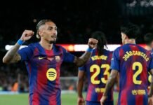 Raphinha Bersinar, Barcelona Tundukkan Real Betis 3-1 di Camp Nou Raphinha Barcelona