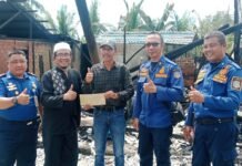 Rumah Wartawan Senior di Kotabaru Ludes Terbakar, Solidaritas Insan Pers Mengalir Wartawan Senior Kotabaru