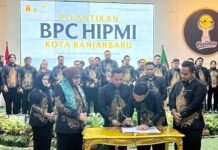 Sah! Reno Setiawan Nahkodai BPC HIPMI Banjarbaru Periode 2026–2029 BPC HIPMI Banjarbaru