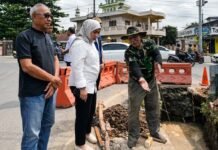 Atasi Genangan di Jalan Ahmad Yani, Pemkot Banjarbaru Usulkan 10 Titik Prioritas Drainase ke BPJN Genangan Jalan Ahmad Yani