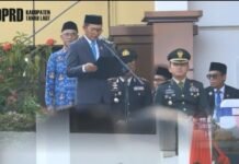 Ketua DPRD Tanah Laut Bacakan Pembukaan UUD 1945 pada Upacara Hari Lahir Pancasila 2026 Ketua DPRD Tanah Laut