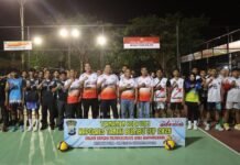 Sambut Hari Bhayangkara, Turnamen Voli Kapolres Tanah Bumbu Cup 2026 Dibuka