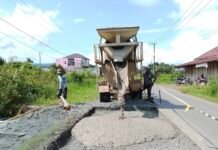 Kucurkan Rp2,9 Miliar, Dinas PUPR Tanah Bumbu Mulai Perbaiki Sejumlah Jalan Dinas PUPR Tanah Bumbu