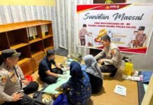 Aksi Sosial Sambut Hari Bhayangkara, Polsek Batulicin Gelar Khitanan Massal Hari Bhayangkara