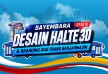 Sambut 500 Tahun Banjarmasin, Dishub Gelar Sayembara Desain Halte dan Branding Bus Trans Banjarmasin Sayembara Desain Halte