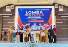 Siswi SDN 2 Rampa Kotabaru Juara I Lomba Bertutur Kalsel 2026 Lomba Bertutur Kalsel 2026