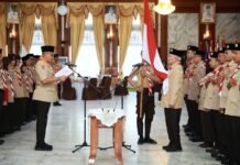 Muhidin Resmi Dilantik sebagai Ketua Mabida Gerakan Pramuka Kalsel Masa Bakti 2025–2030 Mabida Gerakan Pramuka Kalsel