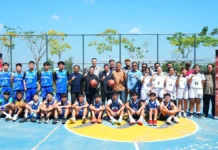 Bang Dhin Tancap Gas, Perbasi Kalsel Mulai Pembinaan Atlet Basket Lewat Program Goes to School Perbasi Kalsel
