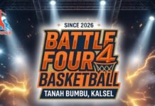 Bukan Sekadar Berebut Juara, BATTLE FOUR BASKETBALL Jadi Ruang Silaturahmi Klub Basket Tanah Bumbu BATTLE FOUR BASKETBALL