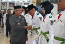 42 Pelajar Terbaik Dikukuhkan Jadi Paskibraka Kotabaru 2026, Siap Kibarkan Merah Putih Paskibraka Kotabaru 2026