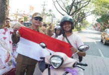Pemkot Banjarmasin Bagikan 7.000 Bendera Merah Putih Bendera Merah Putih Banjarmasin