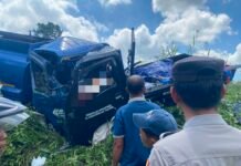 BREAKING NEWS: Tabrakan di Jalur Alternatif Batulicin-Banjarbaru, Tiga Orang Tewas