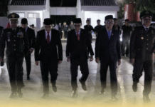 Ketua DPRD Tanah Laut Ikuti Upacara Penghormatan dan Renungan Suci di TMP Tuntung Pandang DPRD Tanah Laut