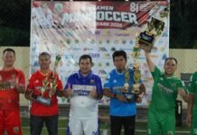 Turnamen Minisoccer HUT ke-81 RI di Kotabaru Ditutup, Tim Hijau Raih Juara Pertama Minisoccer HUT ke-81