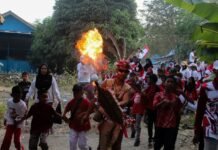 HUT RI di Kersik Putih, Warga Bangun Kebersamaan Sesuai Visi Bupati HUT RI di Kersik Putih