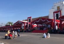 Teater Kolosal Garugum Ramaikan HUT ke-81 RI di Banjarbaru, Bawakan Kisah Perjuangan Banua Teater Kolosal Garugum