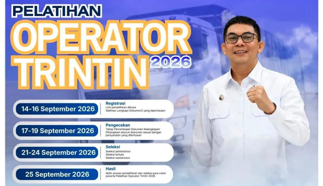 Pelatihan Operator Trintin 2026 Pelatihan Operator Trintin 2026