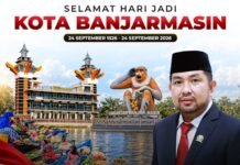 Hari Jadi ke-500, Bang Dhin Dorong Banjarmasin Perkuat Identitas Kota Sungai Bang Dhin