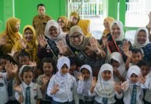 Bunda PAUD Banjarbaru Safari ke Sejumlah Sekolah, Edukasikan Bahaya Asap Kebakaran