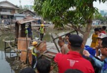 Jamban Sepanjang Sungai Dibasmi, Yamin Resmikan Toilet Umum bagi Warga Sungai Baru Jamban
