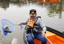 Wali Kota Banjarmasin dan Kapolresta Tinjau Sungai Pemurus Sungai Pemurus