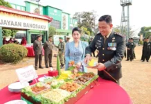 HUT ke-81 TNI, Dandim 1009 Tanah Laut Tekankan Profesionalisme dan Soliditas Prajurit Dandim 1009 Tanah Laut