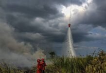 BNPB Alihkan Armada Udara Karhutla ke Jawa Timur, Kalsel Masih Andalkan OMC OMC Karhutla